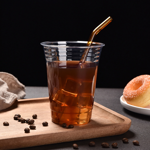 स्पष्ट पालतू/प्ला प्लास्टिक ठंडा/गर्म पेय डिस्पोजेबल कप रस दूध कॉफी बुलबुला चाय 8 9 10 12 14 16 18 20 24 32 औंस - Product Image 3