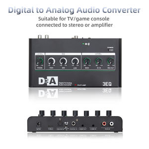 Convertidor de audio digital a analógico Coaxial óptico a RCA 3,5mm Conversión de señal de audio analógica Equipo de sonido HIFI - Product Image 2