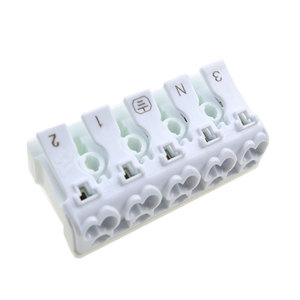 2 Pin <strong>Spring</strong> <strong>Terminal</strong> <strong>Block</strong> 923 Electrical Cable Clamp Quick Lamp Wire Connector - Product Image 5
