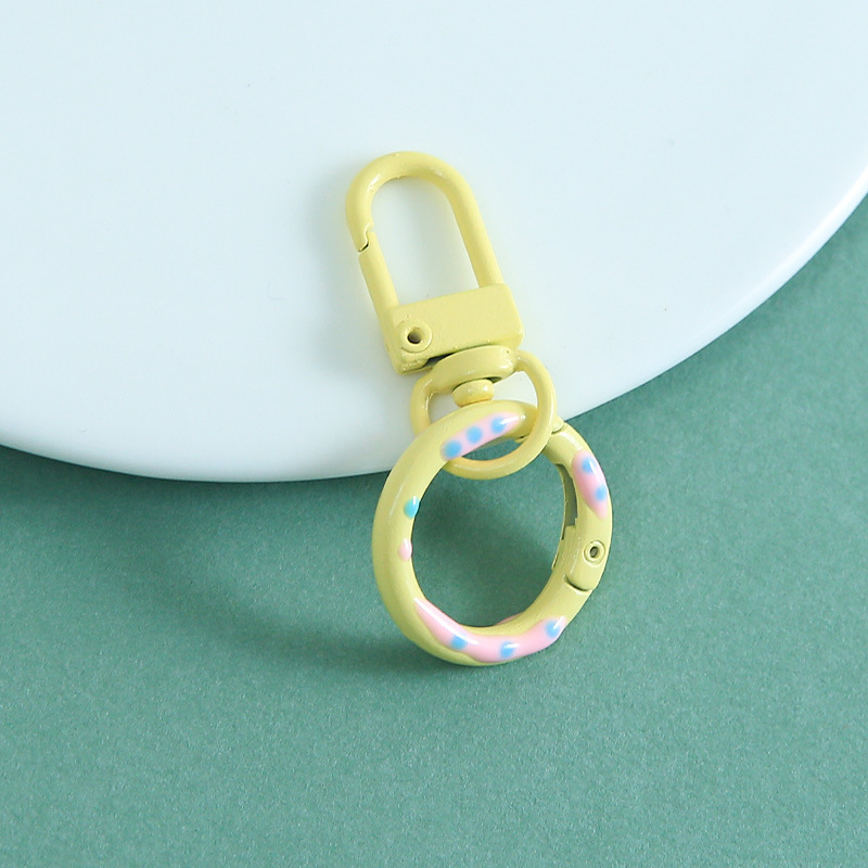 Light Yellow Donut Spring Hook Door Lock