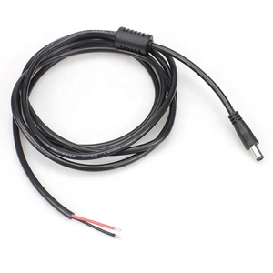 <strong>18</strong> <strong>AWG</strong> DC 5.5 * 2.1mm Male to Open Wire Cable, Stripped Shielded Power <strong>Cord</strong> with PVC Insulation CE/RoHS Certified, 2A 24V Max - Product Image 6