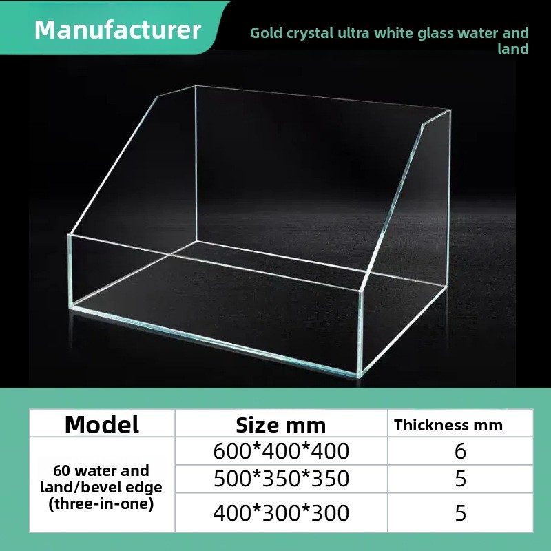 Right-angle Tank 60 3-in-1 Aquaterrarium (Beveled Corner)