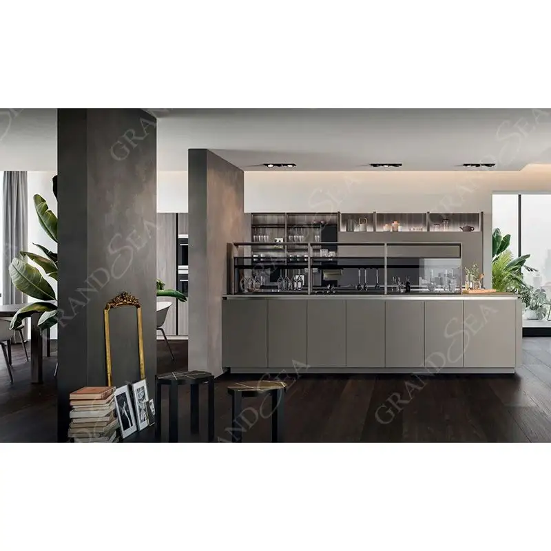 Vendere come torte calde completo Foshan Set di mobili da cucina per la casa Design moderno migliore qualità pensile da parete cucina