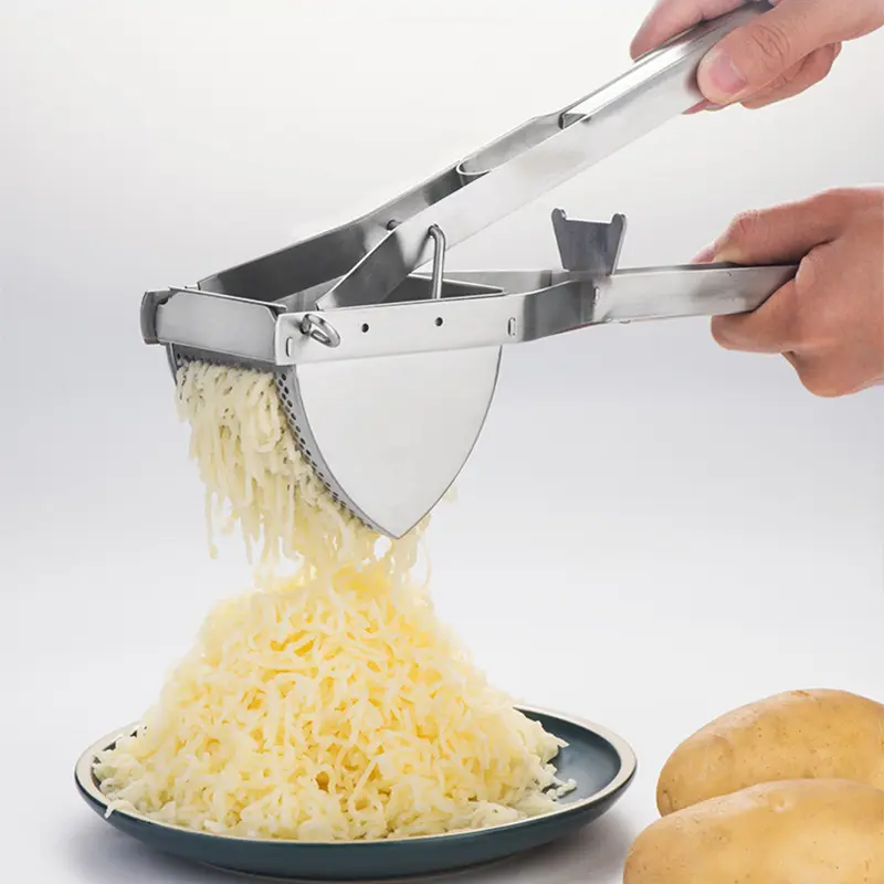 Potato Ricer mash Stainless Steel Potato Masher and Ricer Kitchen Tool Press and Mash For Perfect Mashed Potatoes