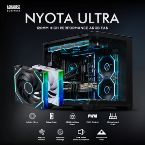 ASIAHORSE OEM Kit de ventilador de caja de computadora Premium con función de cadena de margaritas Ventiladores ARGB de 120mm para sistema de refrigeración de PC Enfriadores de ventilador RGB