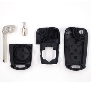 3-button Car <strong>Key</strong> Replacement Case Plastic <strong>Key</strong> Shell Cover with <strong>Key</strong> Blade Suitable for Hyundai <strong>Flip</strong> <strong>Key</strong> - Product Image 5