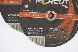 Morcut Pro 230x3.0 T42 thép không gỉ nhôm Oxit kim loại đĩa <span class=keywords><strong>c</strong></span>ắt - Product Image 5
