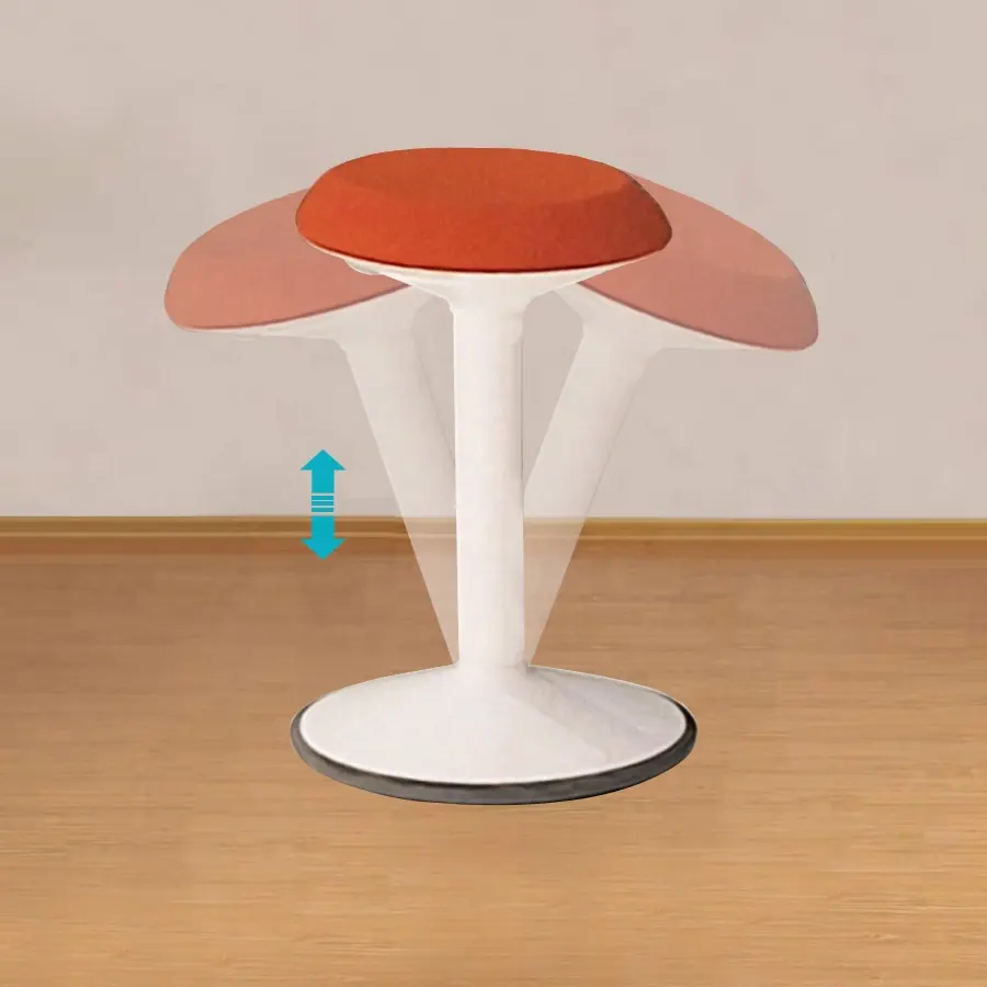 Nuovo design regolabile ergonomico attivo equilibrio tavolo in piedi sedia da ufficio dondolo stand up sgabello oscillante