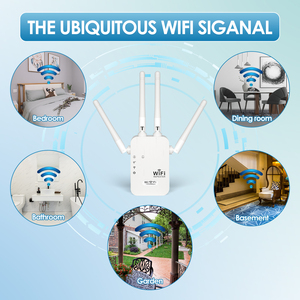 Wps Easy Setup Wifi Range Extender 1200mbps Dual Band Wifi Repeater 2.4/<strong>5ghz</strong> Internet <strong>Wi</strong>-<strong>fi</strong> Signal Booster - Product Image 4