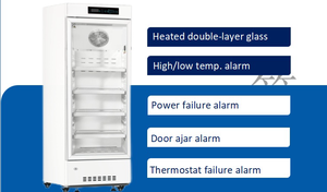Thiết Bị Làm Lạnh 2 ~ 8 ℃ 226L Cửa Kính Vaccine Tủ Lạnh Cho Y Học Lưu Trữ - Product Image 5
