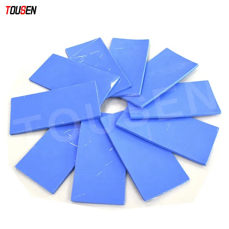 Toàn Bộ bán Silicone tản nhiệt tấm cho máy tính xách tay thiên nhiên dính tùy chỉnh giao diện nhiệt dẫn điện Silicone Pad