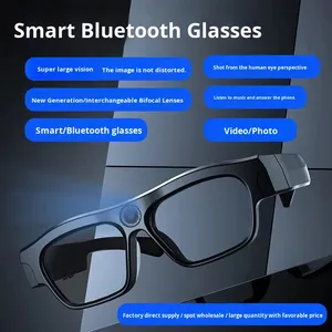 TNTX XV18 Smart glass alla moda montato sulla testa con per Bluetooth 4K Ultra-chiaro fotocamera sostituibile lenti miopia - Product Image 5