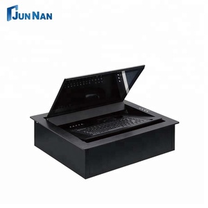 Motorized <strong>LCD</strong> Flip-Up <strong>Monitor</strong> with Keyboard and Mouse for <strong>Video</strong> Conferencing for Conference Rooms and Systems - Product Image 3