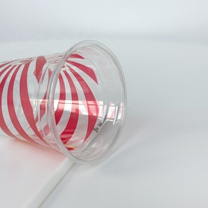 Multi-Functional Plastic Beverage <strong>Cups</strong> Clear Design Suitable for <strong>All</strong> <strong>Types</strong> <strong>of</strong> Drinks to Go - Product Image 1