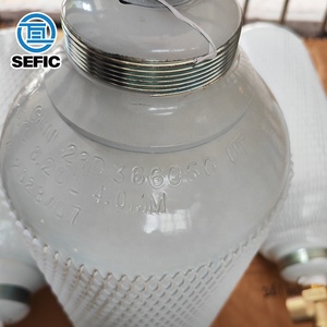 Dot3aa 40cf 7.8l 178mm 2265psi Cylindre d'Oxygène Prix Industriel O2 Bouteille de Gaz en Acier Sans Soudure Usine Vente en Gros - Product Image 3