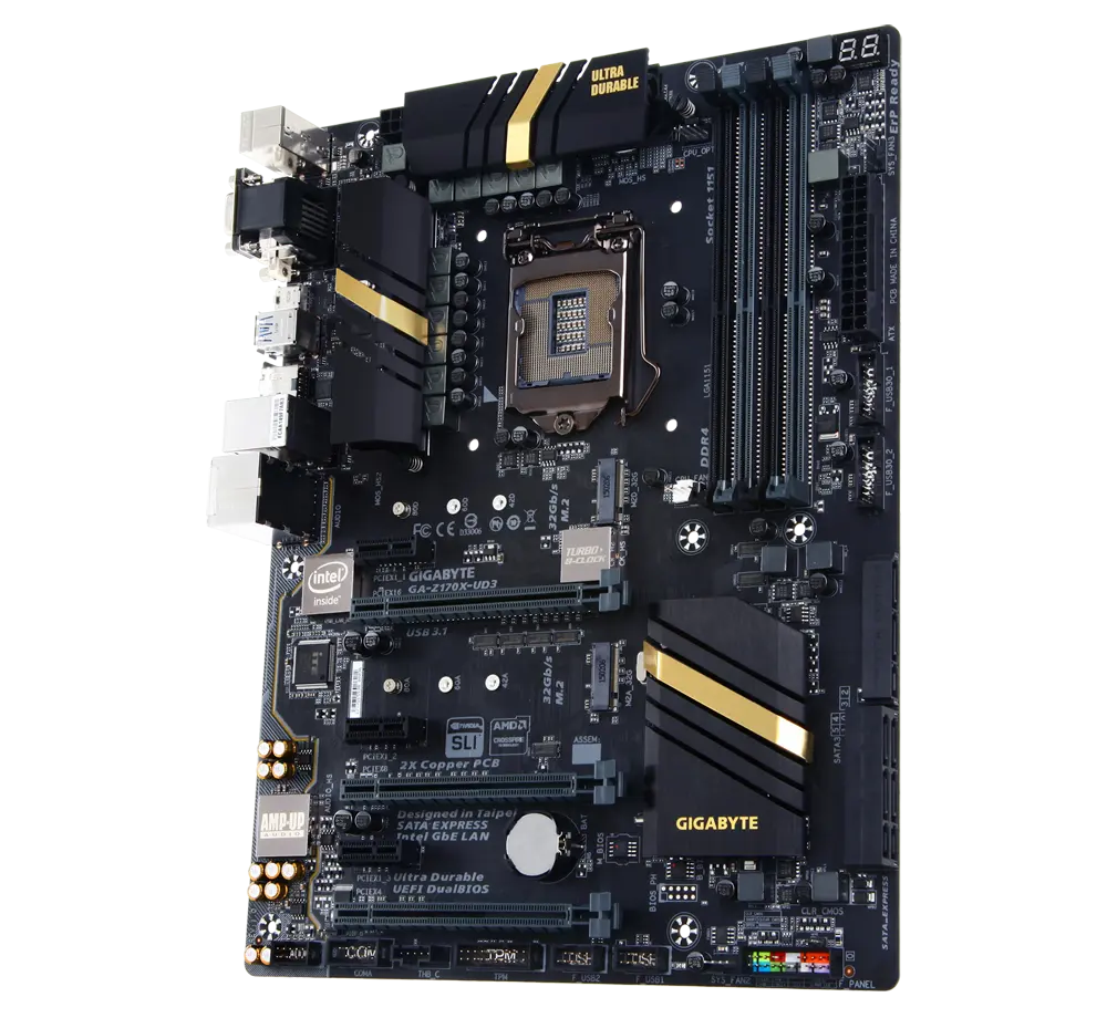 고성능 기가 바이트 z170x ud3 게임 WIFI 메인 보드 2 * DDR5 소켓 AM4 마더 보드