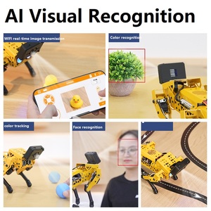 AI MechDog Quadruped Roboter Hund Bionic Robot Python Grafik programmierung AI Vision