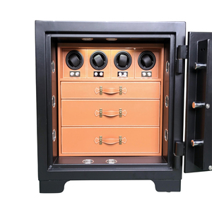 Latest Upgrade Black Digital Fingerprint Automatic Rotating <strong>Watch</strong> Winding Safe Can Be Customized - Product Image 3