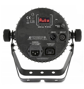 RGBWA 5in1 LEDフラットラウンドパーライト7x12WステージディスコKTVウェディングパーティーDJプロジェクションライトテーマパーク用