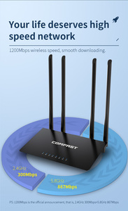 COMFAST 1200Mbps Gigabit 2ghz 5ghz router wireless per computer 11AC MU-MIMO router wifi - Product Image 3