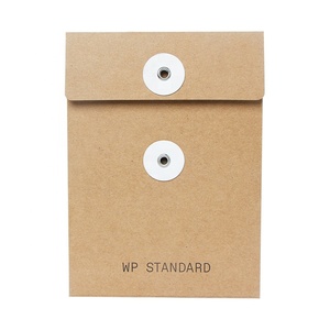 Custom Plain Blank 250g/m² Kraft String Tie Envelope Recycelter Umschlag für die Verpackung - Product Image 1