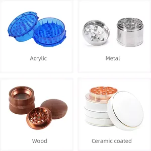 55mm Cube Dry Herbal <strong>Grinder</strong> 4 Part Herb <strong>Grinder</strong> <strong>Rolling</strong> Tray Set With <strong>Grinder</strong>