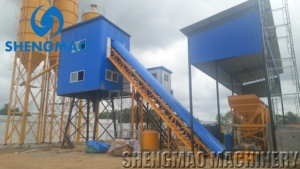 Cinta transportadora tipo 60m 3/h, planta mezcladora de hormigón, con sistema de control de ordenador totalmente automático e impresora, gran oferta - Product Image 2