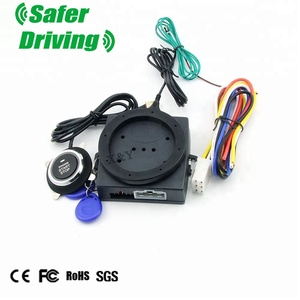 Sistema de alarma de coche de fácil instalación unidireccional Manual con botón de arranque y parada del motor Sistema de alarma de coche Ce DC 12V OEM Universal - Product Image 4
