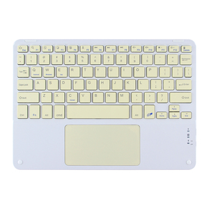 Mini teclado Bluetooth delgado con Trackpad para Apple iPad Mini teclado inalámbrico portátil Touchpad para Android Tabs Laptop - Product Image 5