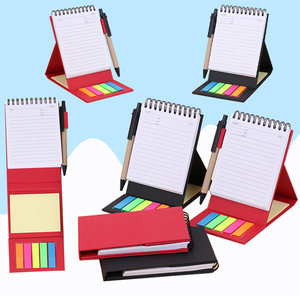 Venta al por mayor de notas adhesivas personalizables de producción en masa de productos promocionales baratos Logo Bloc de notas impreso con bolígrafo para notas y notas - Product Image 2