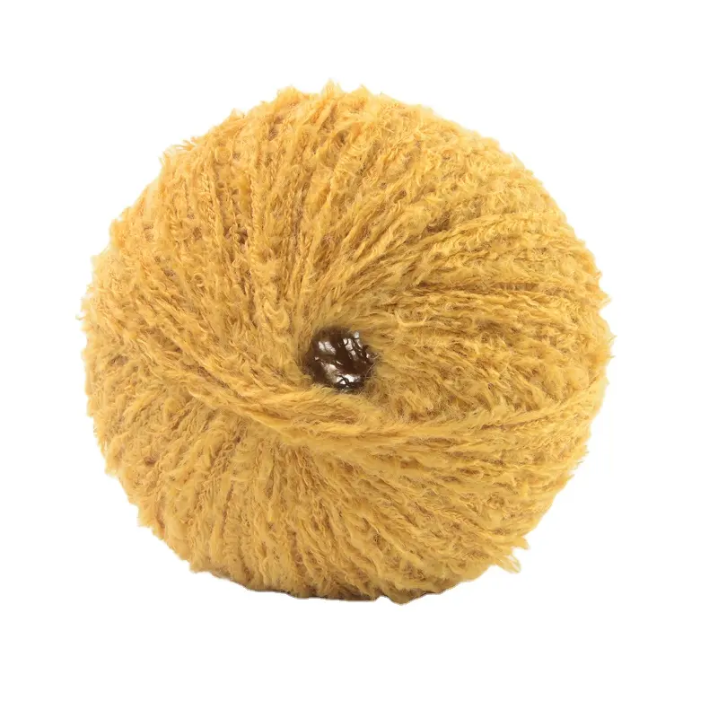 Il produttore di vendite calde fornisce filati in pile di lana di corallo all'uncinetto super morbidi per maglieria o macchine