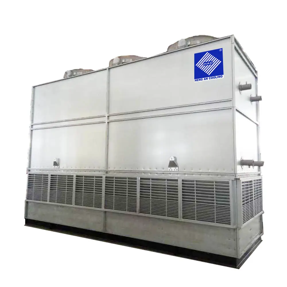 Refrigeración de amoníaco certificado CTI, condensador evaporativo de 600kw para sistema de congelación, refrigeración Industrial, Tailandia, Rusia, México