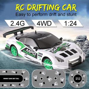 EPT 1/24 Rc elektrikli radyo modeli Rc araba yüksek hızlı araç uzaktan kumanda sürüklenme 4WD yarış oyuncak arabalar - Product Image 3