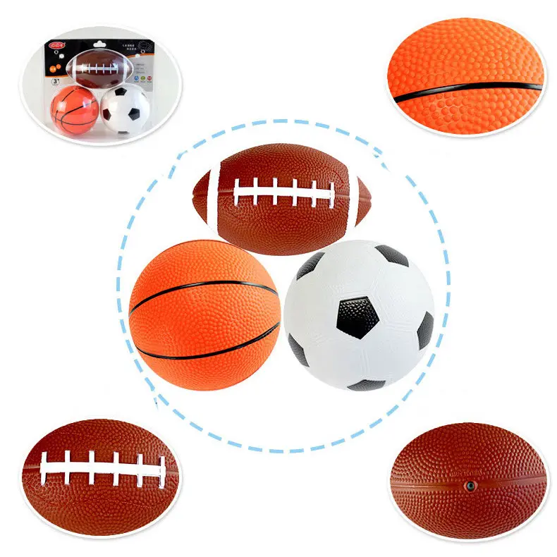 Beejay billiger hohe Menge Liga PVC Ball Bouncing Spielzeug Sport bälle aufgeblasen Rebound Rugby ball benutzer definierte Basketball Fußball