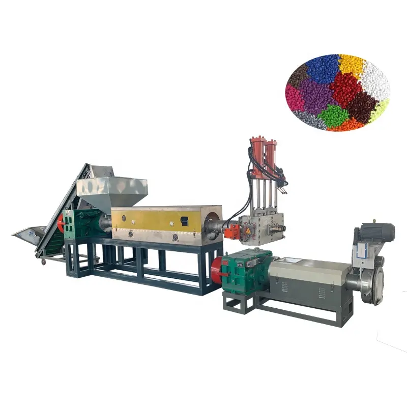 PE PP HDPE LDPE LLDPE Plastica pelletizzatore macchina di granulazione granuli che fanno macchina granulatore