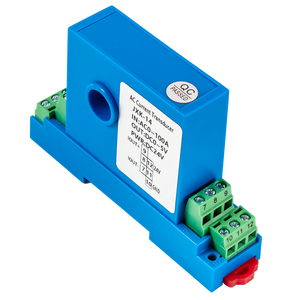 Corrente AC Trransmitter 0-10V 4-20mA uscita tipo perforato corrente di corrente trasduttore 20-150A ingresso AC sensore corrente