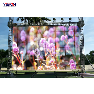 Kiralık LED görüntüleme ekranı şeffaf-açık yüksek parlaklık P2.8-5.6mm P3.9-7.8mm özelleştirilmiş IP65 ekran Led kapalı 3 D RGX - Product Image 1