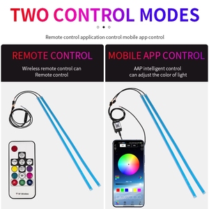 App Control 30 45 60cm <strong>12v</strong> <strong>Led</strong> Daytime Running Light Flowing Turn Signal Lights <strong>Led</strong> Headlight Strip Flexible <strong>Led</strong> Drl - Product Image 2