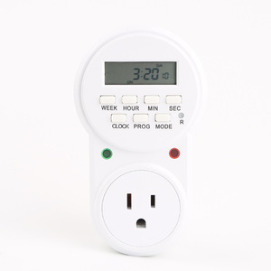 LCD <strong>Weekly</strong> Programmable Plug in <strong>Timer</strong> Switch Socket/US Digital Power <strong>Timer</strong> Socket - Product Image 2