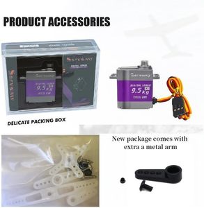 450 hélicoptère sans noyau Micro servomoteur 10Kg 0.07s 8.4V engrenage en métal <span class=keywords><strong>CNC</strong></span> boîtier en aluminium haute précision direction numérique RC Servos - Product Image 5