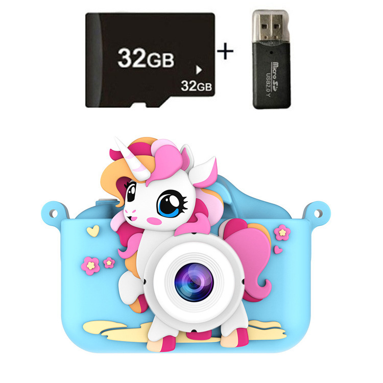 Blue pony-hd double camera-32g card reader