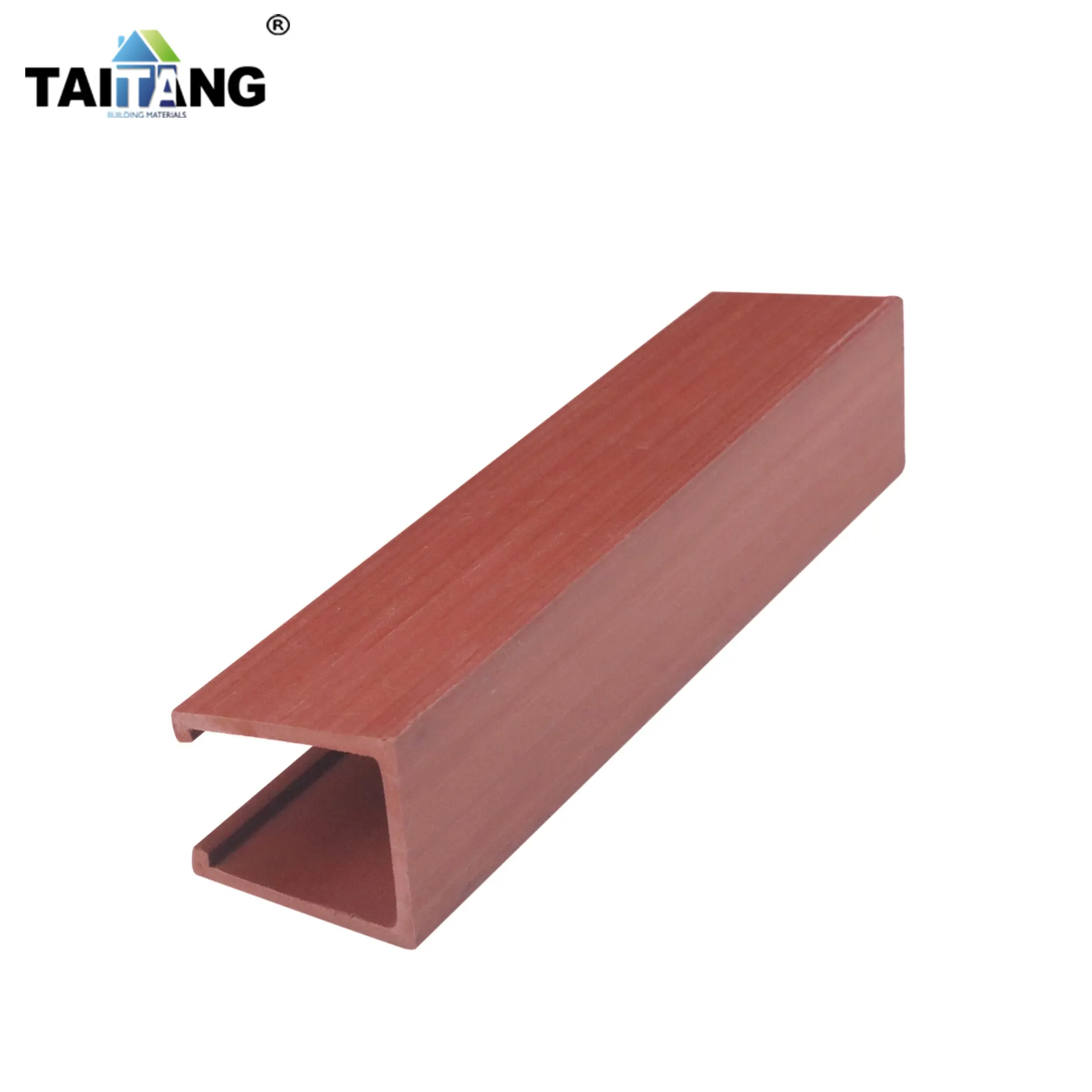 Outdoor Wpc Tube Pvc Ceiling Panel Exterior Wood External Outdoor Soffit Ceiling Panel