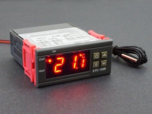 STC-1000 <strong>Digital</strong> <strong>Temperature</strong> <strong>Controller</strong> Thermostat 110V 1M Waterproof Sensor Heating Cooling LED Temp Control Relay - Product Image 5