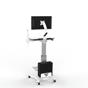 Efficient Dental <strong>Trolley</strong> Clinic Furniture Height Adjustable Dental Cart Hospital Oral Scanner Mobile Medical Cart for Laptop