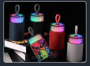 Portable Wireless <strong>Speaker</strong> with High Fidelity 3D Surround Sound Blue Tooth <strong>Speaker</strong> LED Lights Small Subwoofer for Outdoor <strong>Use</strong> - Product Image 3