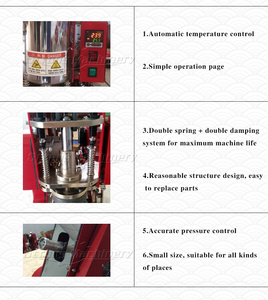 High Quality and Humanized Control Panel Magic Pop Rice Cake Machine Korean <strong>Poping</strong> Puffed 80mm Diameter Rice Cake Machine - Product Image 4