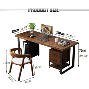 家庭办公时尚实用工作区的最佳选择，材料耐用，设计现代，适合家庭使用 - Product Image 6