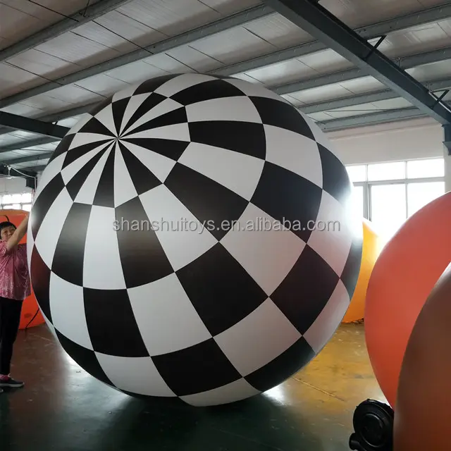 Индивидуальный Воздушный шар диаметром 3 м, рекламный надувной гелиевый blimp для продажи