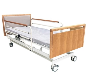 批发病床多功能可移动可调病人护理床，带防水透气床垫 - Product Image 1