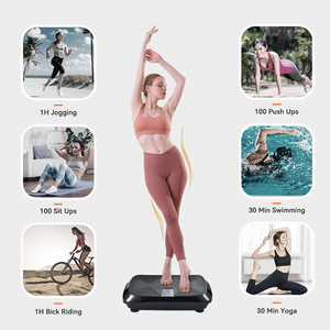 Hochwertige tragbare Crazy Body Shaper Vibrations platte Maschine ABS-Material Vertikale Richtung Passend für Körper massage - Product Image 5